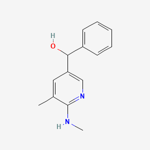 (5-Methyl-6-(methylamino)pyridin-3-yl)(phenyl)methanol