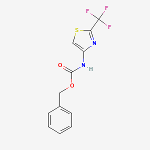 Benzyl (2-(trifluoromethyl)thiazol-4-yl)carbamate