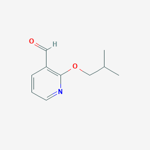 molecular formula C10H13NO2 B13011583 2-Isobutoxynicotinaldehyde 