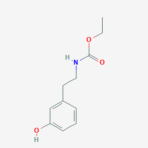 molecular formula C11H15NO3 B13011606 Ethyl 3-hydroxyphenethylcarbamate 