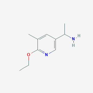 1-(6-Ethoxy-5-methylpyridin-3-yl)ethanamine