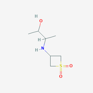 3-((3-Hydroxybutan-2-yl)amino)thietane1,1-dioxide