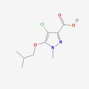 4-Chloro-5-isobutoxy-1-methyl-1H-pyrazole-3-carboxylic acid