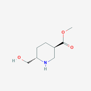 (3R,6S)-methyl 6-(hydroxymethyl)piperidine-3-carboxylate