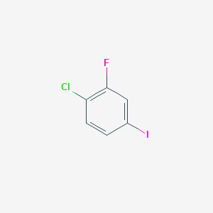molecular formula C6H3ClFI B1301177 4-Chloro-3-fluoroiodobenzene CAS No. 202982-67-0