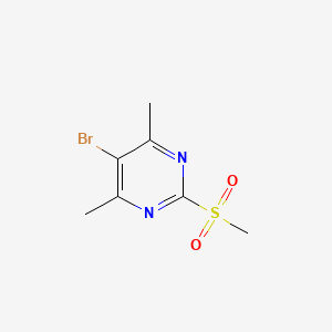 5-Bromo-4,6-dimethyl-2-(methylsulfonyl)pyrimidine