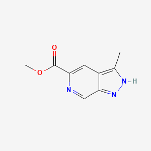 methyl 3-methyl-1H-pyrazolo[3,4-c]pyridine-5-carboxylate