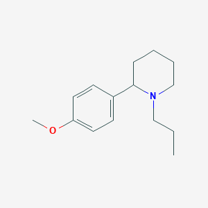 2-(4-Methoxyphenyl)-1-propylpiperidine