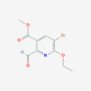 Methyl 5-bromo-6-ethoxy-2-formylnicotinate