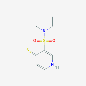 N-Ethyl-4-mercapto-N-methylpyridine-3-sulfonamide