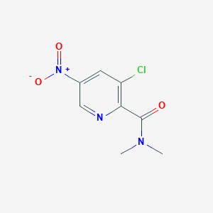 3-Chloro-N,N-dimethyl-5-nitropicolinamide