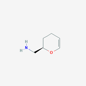 molecular formula C6H11NO B13011839 (R)-(3,4-Dihydro-2H-pyran-2-yl)methanamine 