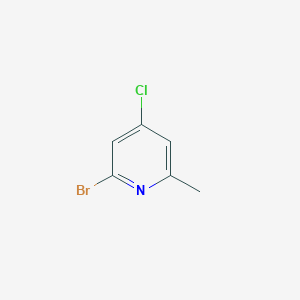 2-Bromo-4-chloro-6-methylpyridine