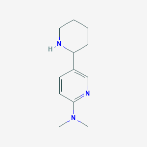 N,N-Dimethyl-5-(piperidin-2-yl)pyridin-2-amine