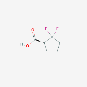 (R)-2,2-Difluorocyclopentane-1-carboxylicacid