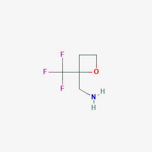 [2-(Trifluoromethyl)oxetan-2-yl]methanamine