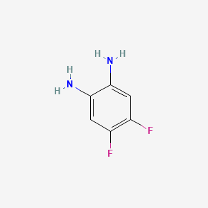 molecular formula C6H6F2N2 B1301191 1,2-Diamino-4,5-difluorobenzene CAS No. 76179-40-3