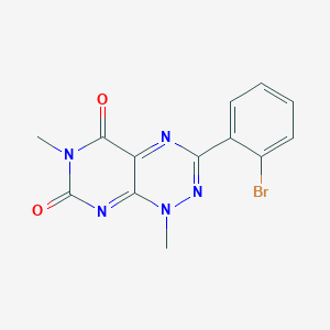 3-(2-Bromophenyl)-1,6-dimethylpyrimido[5,4-e][1,2,4]triazine-5,7(1H,6H)-dione