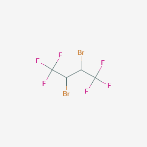molecular formula C4H2Br2F6 B1301195 2,3-Dibromo-1,1,1,4,4,4-hexafluorobutane CAS No. 384-50-9