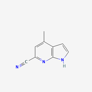 4-methyl-1H-pyrrolo[2,3-b]pyridine-6-carbonitrile