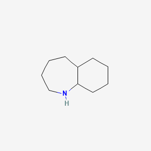 molecular formula C10H19N B13011984 Decahydro-1H-benzo[b]azepine 