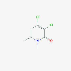 molecular formula C7H7Cl2NO B13011996 3,4-Dichloro-1,6-dimethylpyridin-2(1H)-one 