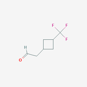 2-[3-(Trifluoromethyl)cyclobutyl]acetaldehyde