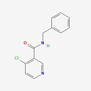 3-Pyridinecarboxamide, 4-chloro-N-(phenylmethyl)-