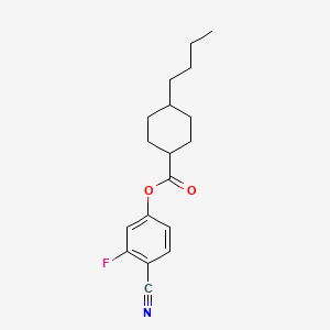 trans-4-Cyano-3-fluorophenyl 4-butylcyclohexanecarboxylate