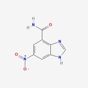 6-Nitro-1H-benzo[d]imidazole-4-carboxamide