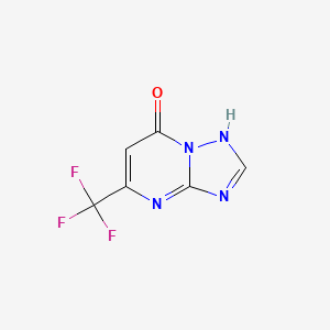 molecular formula C6H3F3N4O B1301213 5-(三氟甲基)[1,2,4]三唑并[1,5-a]嘧啶-7-醇 CAS No. 40775-91-5