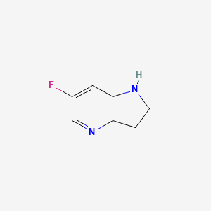 6-Fluoro-2,3-dihydro-1H-pyrrolo[3,2-b]pyridine