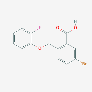 5-Bromo-2-((2-fluorophenoxy)methyl)benzoic acid