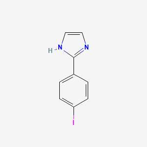 molecular formula C9H7IN2 B13012273 2-(4-iodophenyl)-1H-imidazole 