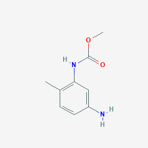 molecular formula C9H12N2O2 B13012284 Methyl (5-amino-2-methylphenyl)carbamate CAS No. 68621-63-6