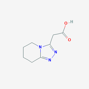 2-(5,6,7,8-Tetrahydro-[1,2,4]triazolo[4,3-a]pyridin-3-yl)acetic acid