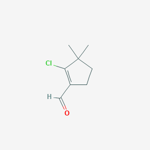 2-Chloro-3,3-dimethylcyclopent-1-ene-1-carbaldehyde