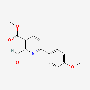 Methyl 2-formyl-6-(4-methoxyphenyl)nicotinate