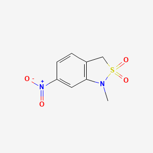 1-Methyl-6-nitro-1,3-dihydrobenzo[c]isothiazole 2,2-dioxide