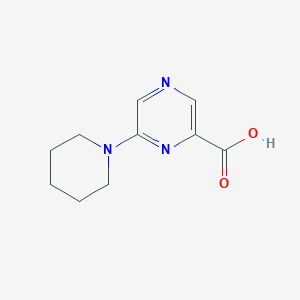 molecular formula C10H13N3O2 B1301244 6-(Piperidin-1-yl)pyrazine-2-carboxylic acid CAS No. 40262-68-8