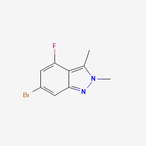 6-bromo-4-fluoro-2,3-dimethyl-2H-indazole