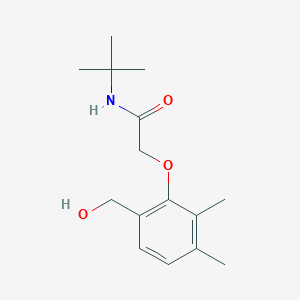 molecular formula C15H23NO3 B13012484 N-(tert-Butyl)-2-(6-(hydroxymethyl)-2,3-dimethylphenoxy)acetamide 