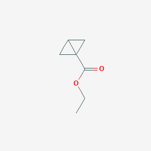 molecular formula C7H10O2 B13012510 Ethyl bicyclo[1.1.0]butane-1-carboxylate CAS No. 29820-55-1