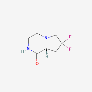 (R)-7,7-Difluorohexahydropyrrolo[1,2-a]pyrazin-1(2H)-one