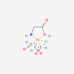 (OC-6-44)-Tricarbonylchloro(glycinato-|EN,|EO)ruthenium