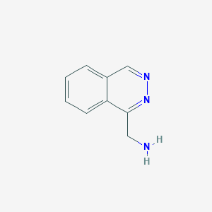 molecular formula C9H9N3 B13012553 Phthalazin-1-ylmethanamine 