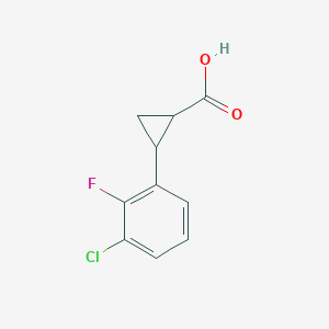 2-(3-Chloro-2-fluorophenyl)cyclopropanecarboxylic acid