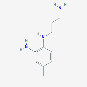 molecular formula C10H17N3 B13012708 N1-(3-Aminopropyl)-4-methylbenzene-1,2-diamine 