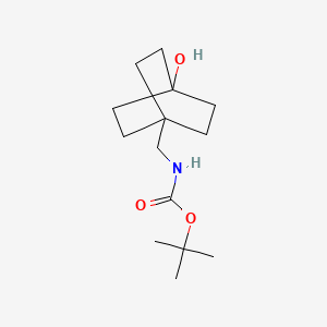 tert-butylN-({4-hydroxybicyclo[2.2.2]octan-1-yl}methyl)carbamate