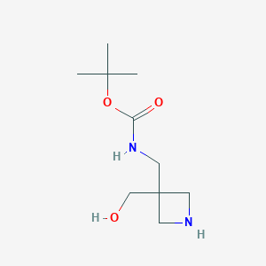 tert-butylN-{[3-(hydroxymethyl)azetidin-3-yl]methyl}carbamate